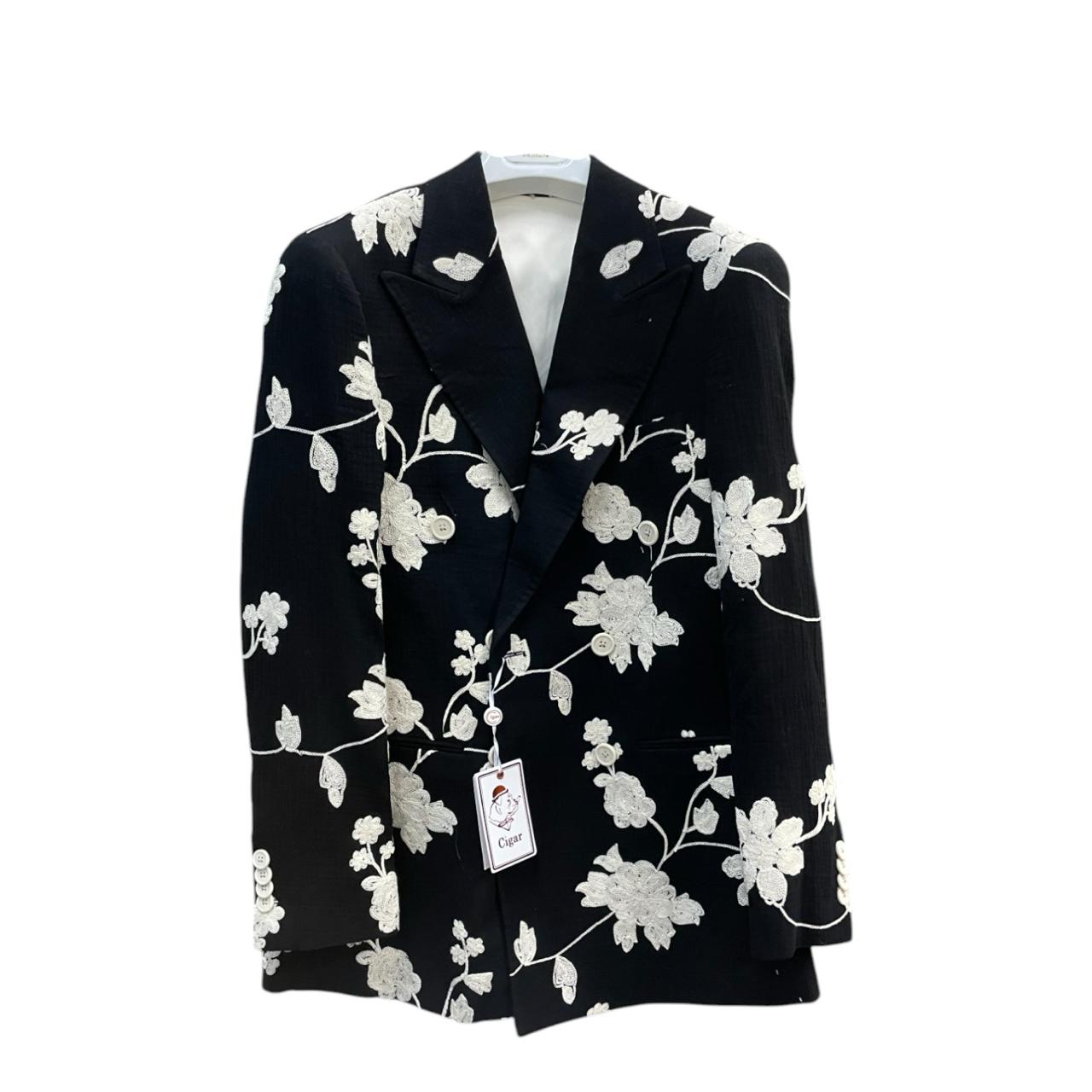 CIGAR COUTURE: Floral Sports Coat J-6085